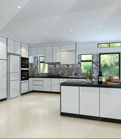 Modern aluminium and glass interior fabrication by BALAJI in Aurangabad